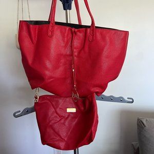 BCBG Paris tote bag and crossbody bag